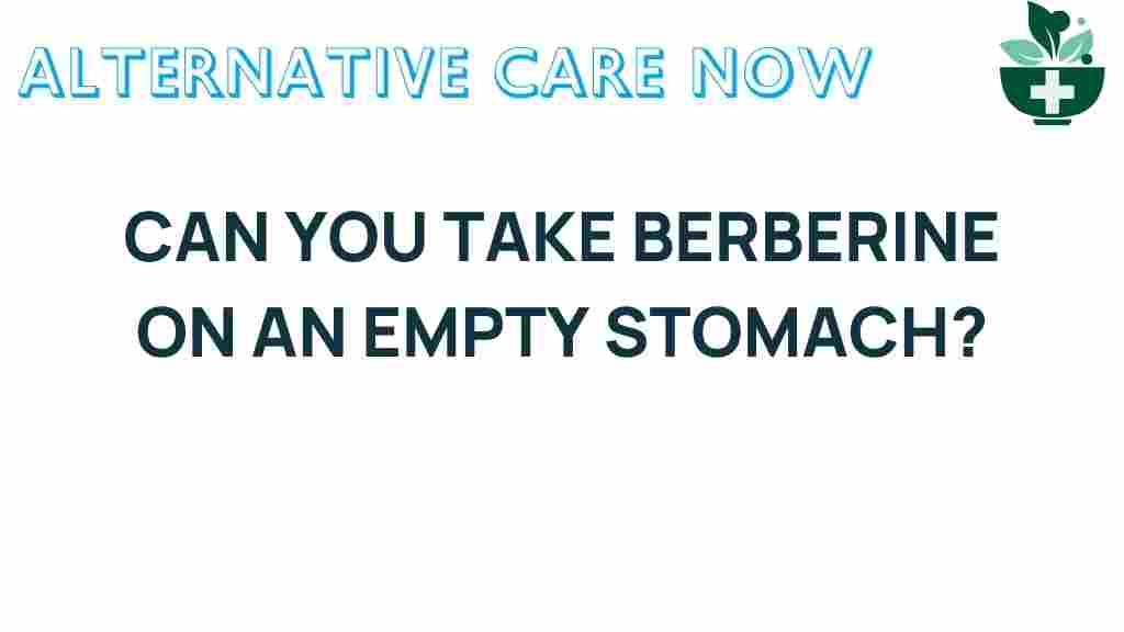 berberine-empty-stomach