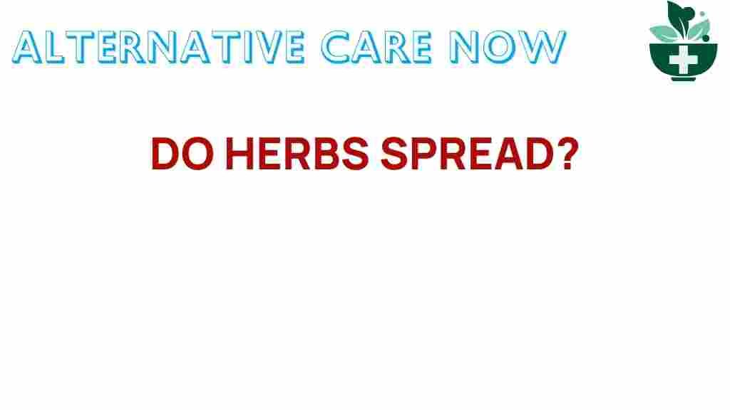 do-herbs-spread-beyond-borders