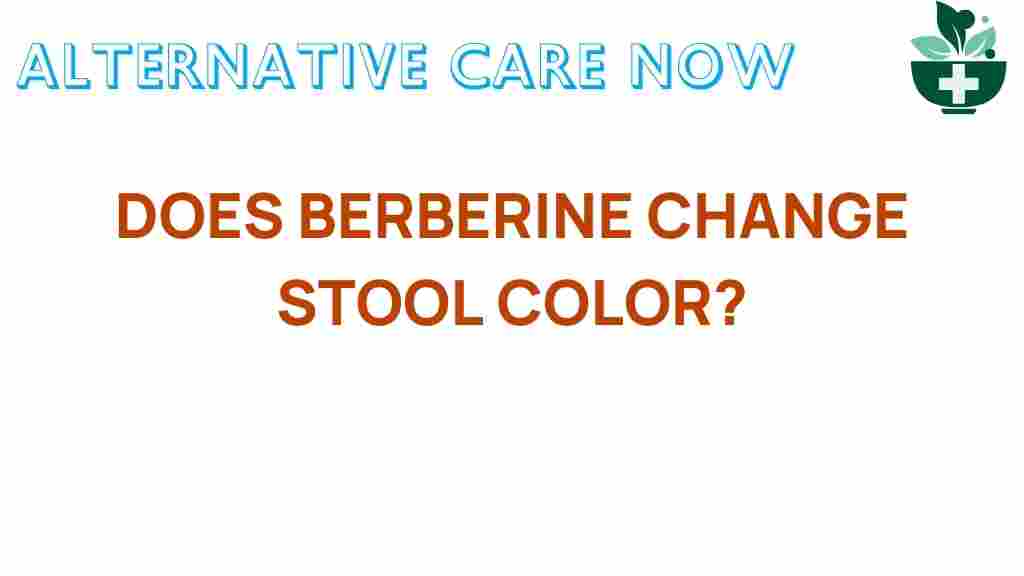 berberine-change-stool-color