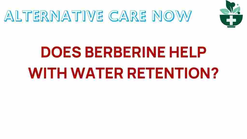 berberine-help-water-retention