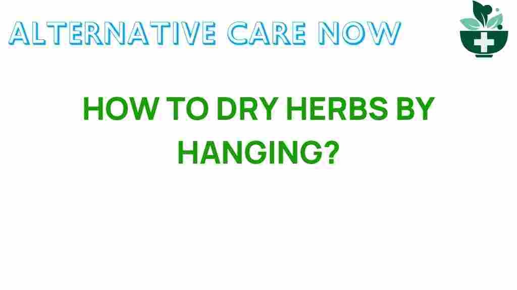 drying-herbs-by-hanging