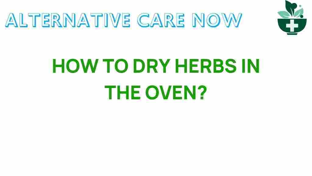 drying-herbs-in-the-oven