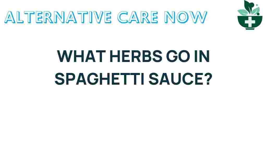 herbs-in-spaghetti-sauce