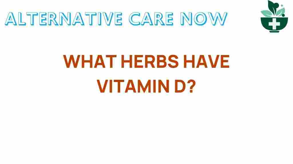 herbs-rich-in-vitamin-d