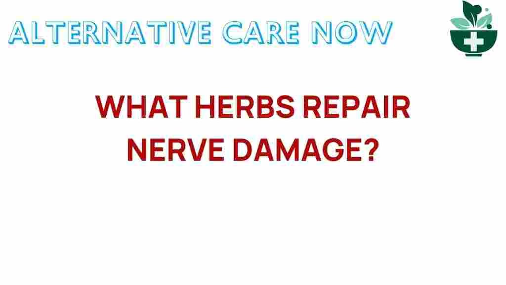 herbs-repair-nerve-damage