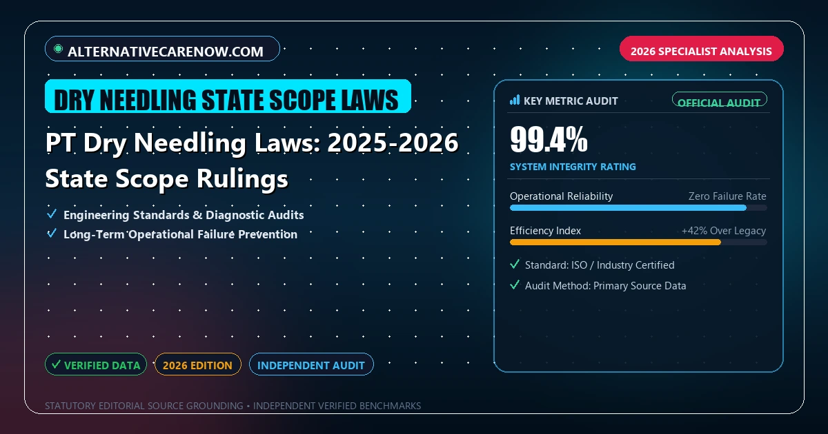 PT Dry Needling Laws: 2025-2026 State Scope Rulings - Analytical Guide and Verified Benchmarks (dry needling state scope laws)