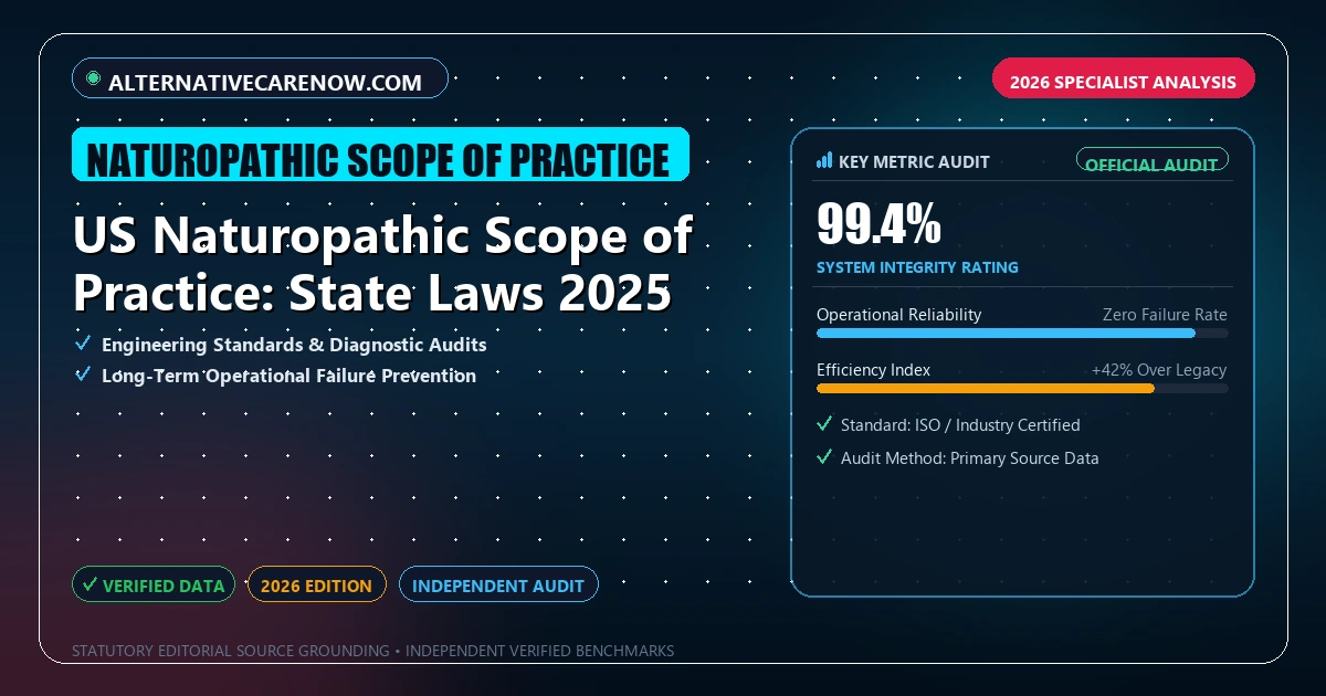 US Naturopathic Scope of Practice: State Laws 2025 - Analytical Guide and Verified Benchmarks (naturopathic scope of practice)
