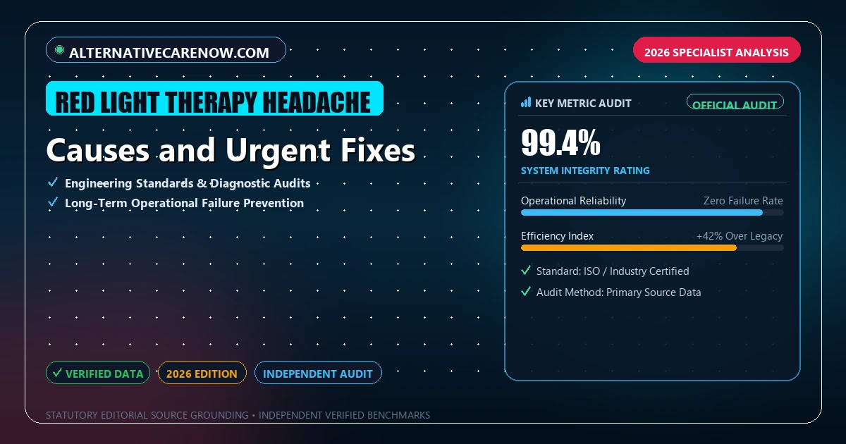 Causes and Urgent Fixes - Analytical Guide and Verified Benchmarks (red light therapy headache)